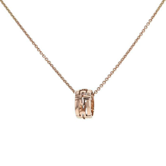 [Aura Jewels]PARENTESI NECKLACE PINK GOLD