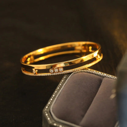 [Regal Jewels]Move Romane Diamond Bangle Bracelet