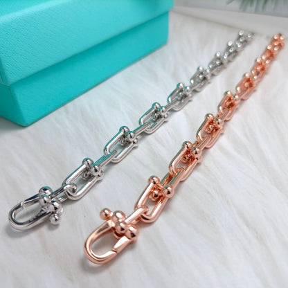[Aura Jewelry]HARDWEAR BRACELET PINK GOLD AND SILVER