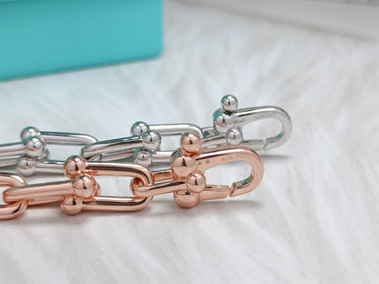 [Aura Jewelry]HARDWEAR BRACELET PINK GOLD AND SILVER