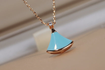 [Aura Jewels]DREAM NECKLACE TURQUOISE PINK GOLD