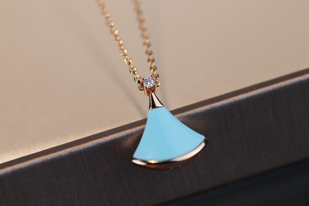 [Aura Jewels]DREAM NECKLACE TURQUOISE PINK GOLD