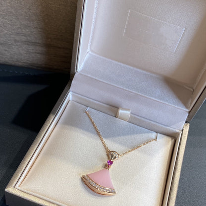 [Aura Jewels]DREAM NECKLACE PINK OPAL