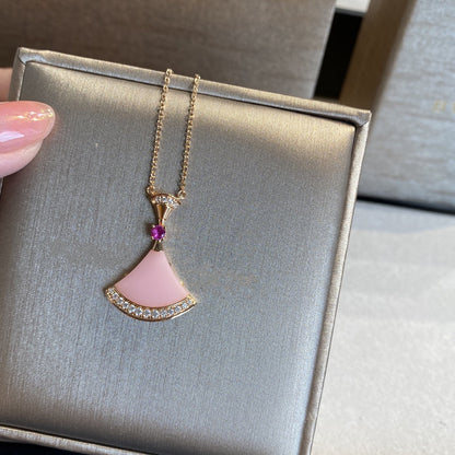 [Aura Jewels]DREAM NECKLACE PINK OPAL