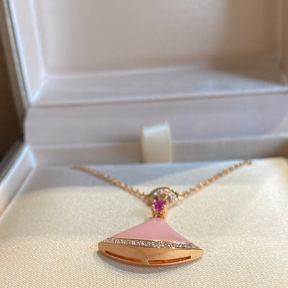 [Aura Jewels]DREAM NECKLACE PINK OPAL