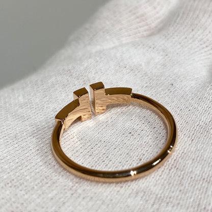[Aura Jewelry] WIRE RING DIAMOND PINK GOLD