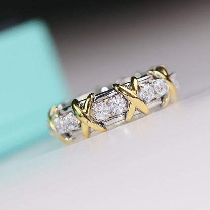 [Aura Jewelry]SIXTEEN STONE RING GOLD