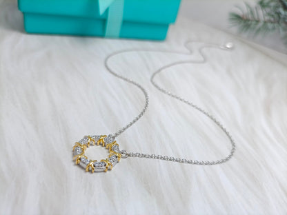 [Aura Jewelry]SIXTEEN STONE NECKLACE GOLD