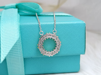 [Aura Jewelry]SIXTEEN STONE NECKLACE GOLD