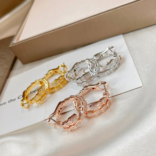 [Aura Jewels]SERPENTI EARRINGS DIAMOND
