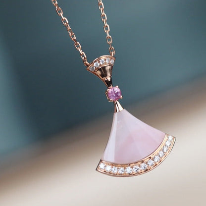 [Aura Jewels]DREAM NECKLACE PINK MOP DIAMOND