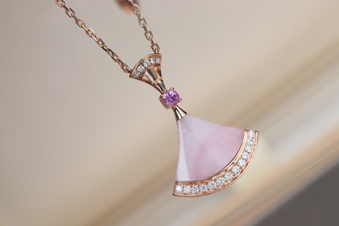 [Aura Jewels]DREAM NECKLACE PINK MOP DIAMOND