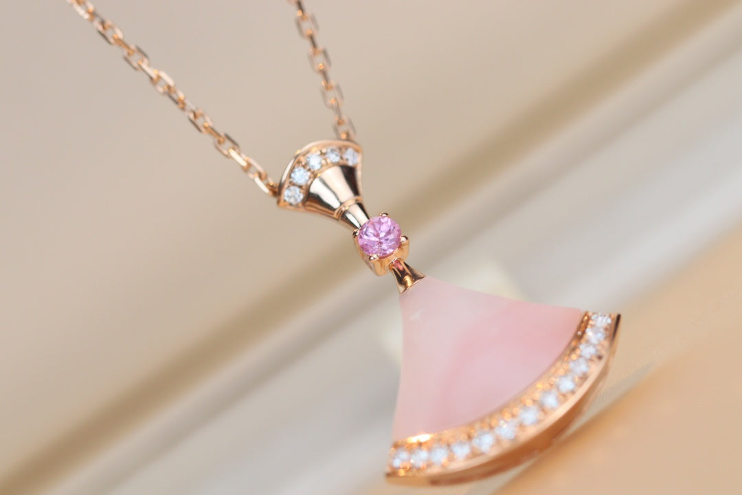[Aura Jewels]DREAM NECKLACE PINK MOP DIAMOND