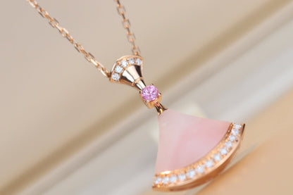 [Aura Jewels]DREAM NECKLACE PINK MOP DIAMOND