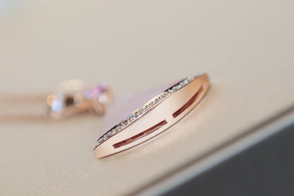 [Aura Jewels]DREAM NECKLACE PINK MOP DIAMOND