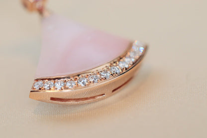 [Aura Jewels]DREAM NECKLACE PINK MOP DIAMOND
