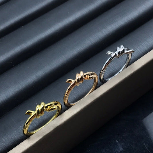 [Aura Jewelry]KNOT RING 1.2MM