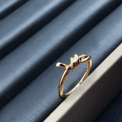 [Aura Jewelry]KNOT RING 1.2MM