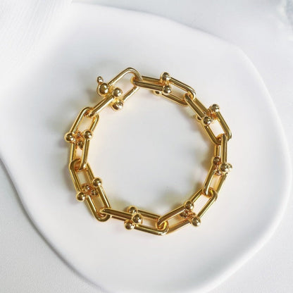 [Aura Jewelry]HARDWEAR GOLD BRACELET