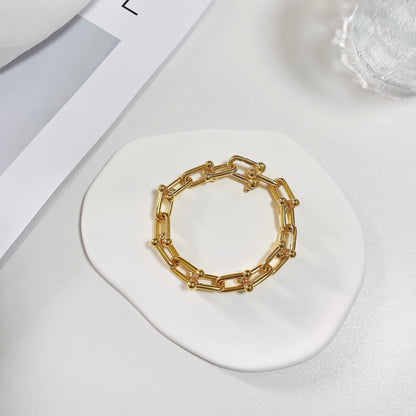 [Aura Jewelry]HARDWEAR GOLD BRACELET