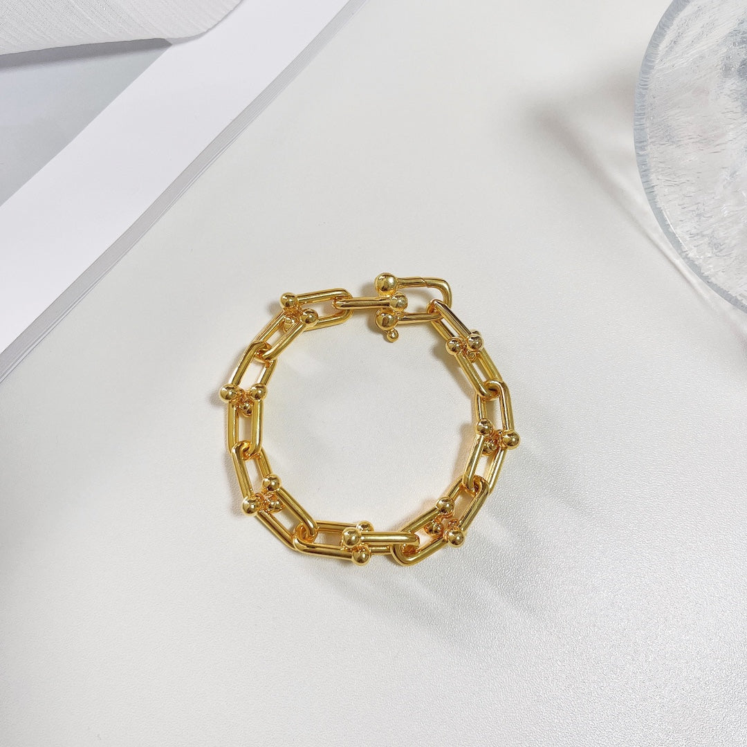 [Aura Jewelry]HARDWEAR GOLD BRACELET