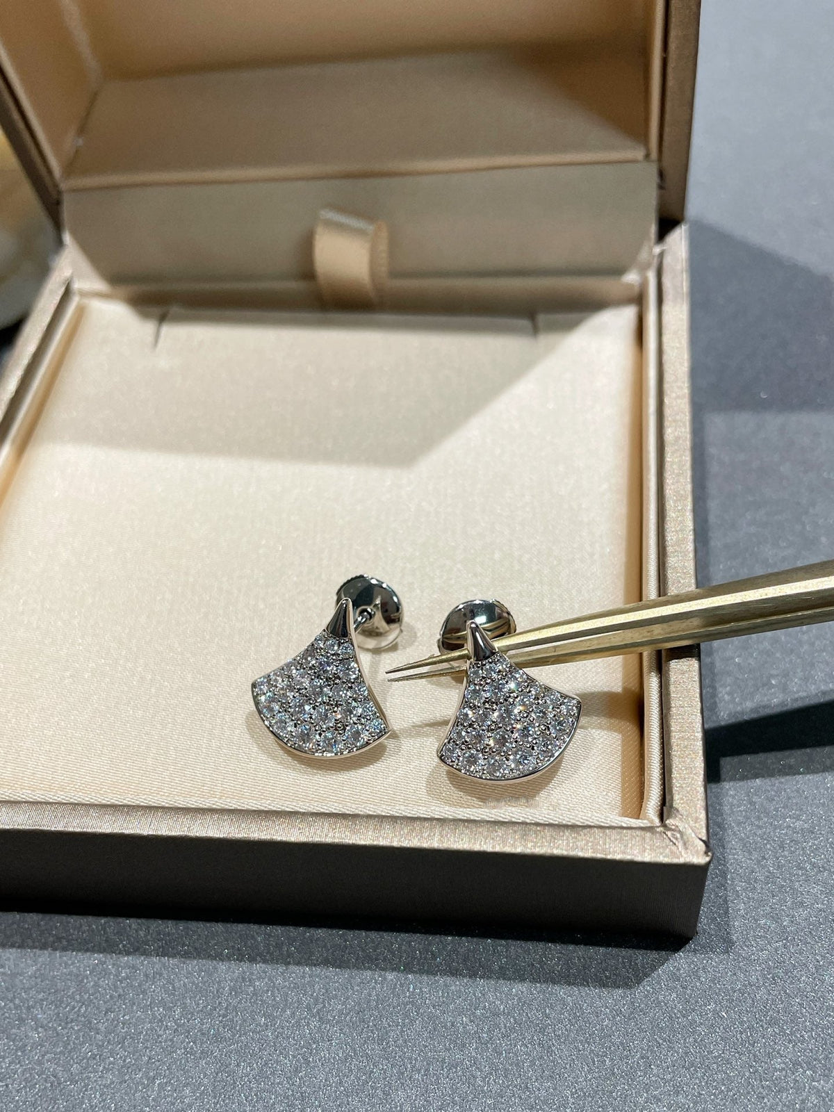 [Aura Jewels]DREAM STUD EARRINGS DIAMOND