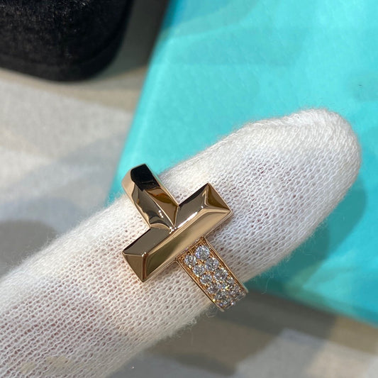 [Aura Jewelry]T WIRE MEDIUM DIAMOND RING