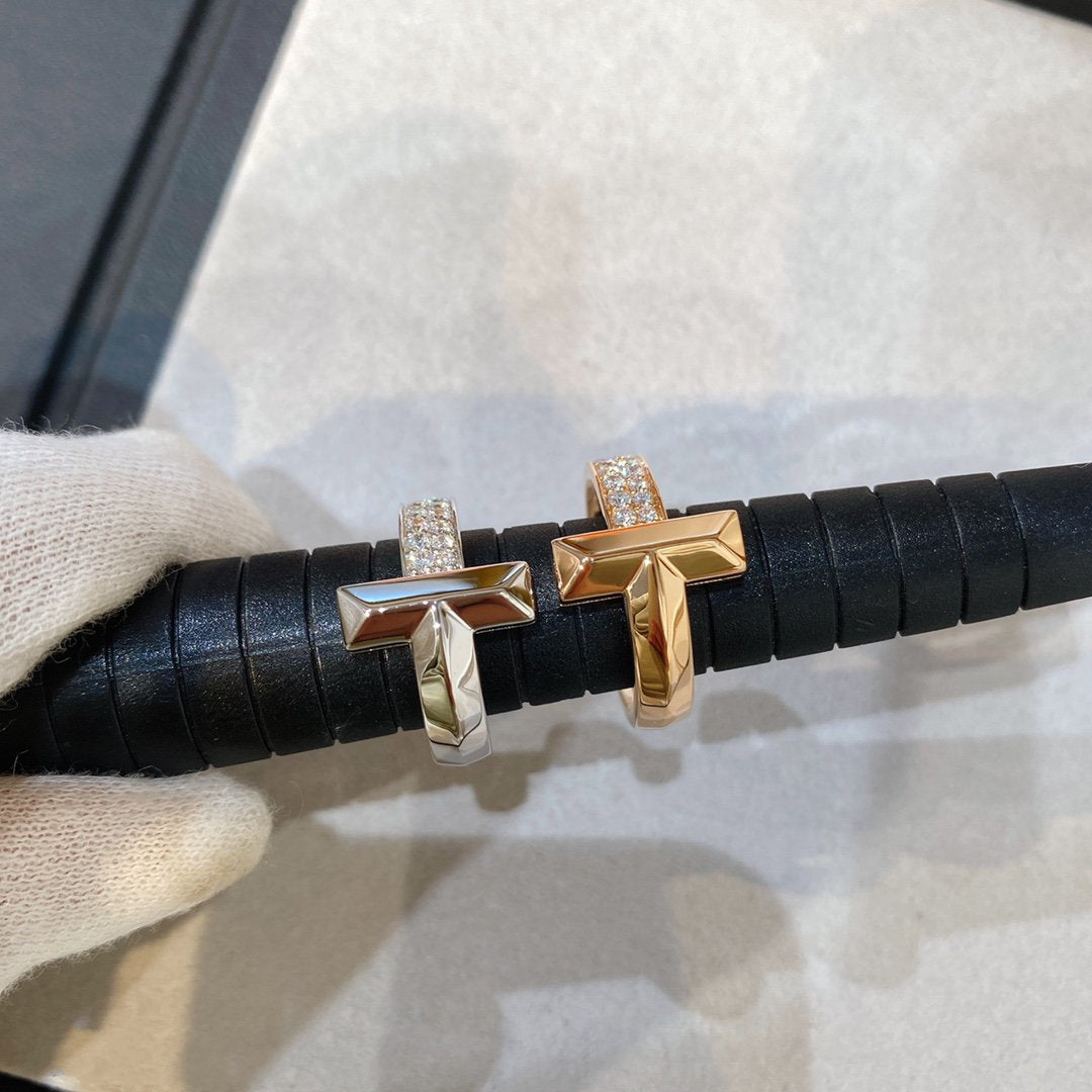 [Aura Jewelry]T WIRE MEDIUM DIAMOND RING