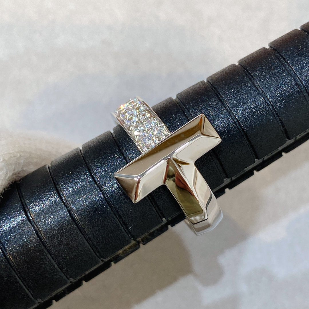 [Aura Jewelry]T WIRE MEDIUM DIAMOND RING