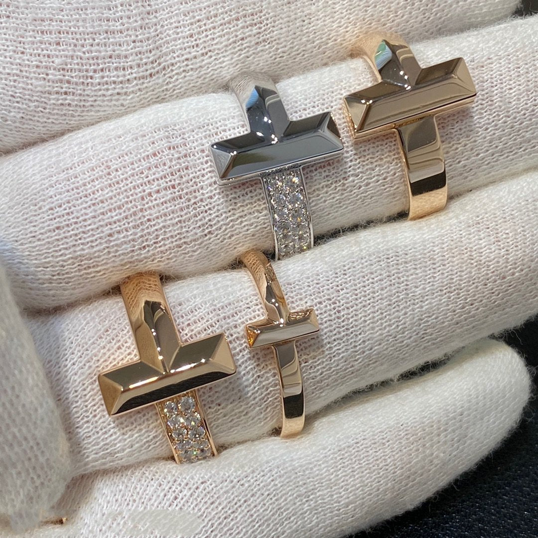 [Aura Jewelry]T WIRE MEDIUM DIAMOND RING
