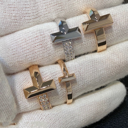 [Aura Jewelry]T WIRE MEDIUM DIAMOND RING