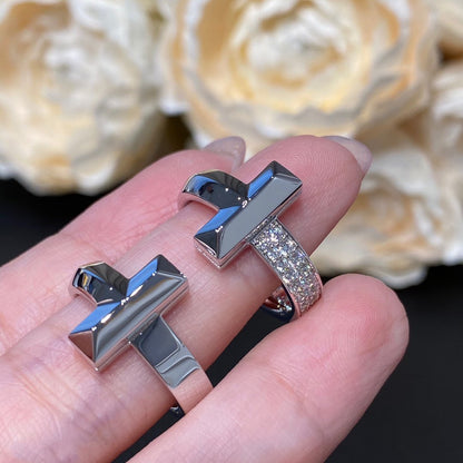 [Aura Jewelry]T WIRE MEDIUM DIAMOND RING