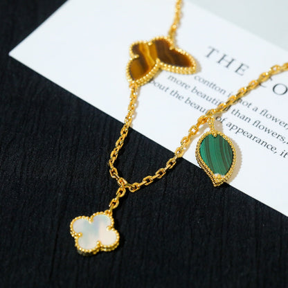 [Regal Jewels]LUCKY SPRING 5 MOTIF GOLD BRACELET