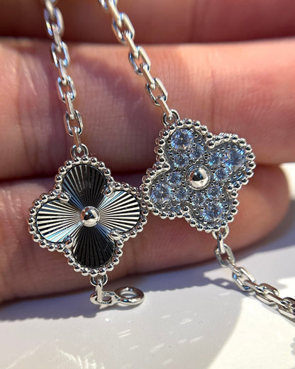 [Regal Jewels]CLOVER 5 MOTIF LASER BRACELET COLLECTION