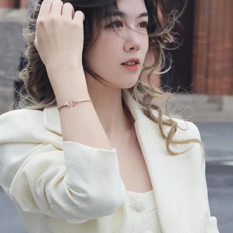 [Aura Jewelry]T PINK GOLD PINK DIAMOND BRACELET