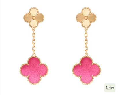 [RegalJewelry ] 26 NEW PINK BUBBLE ENAMEL SET