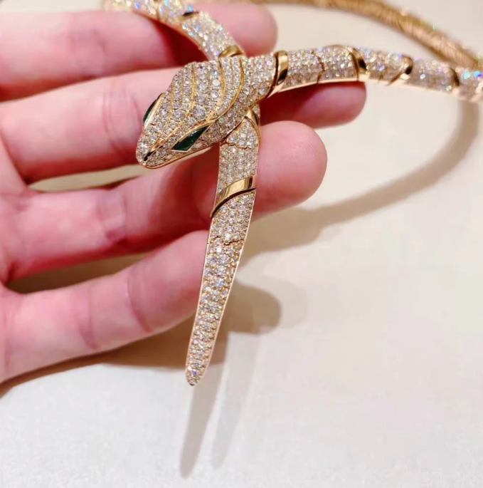 [Aura Jewels]HAUTE COUTURE GOLD SERPENTI NECKLACE