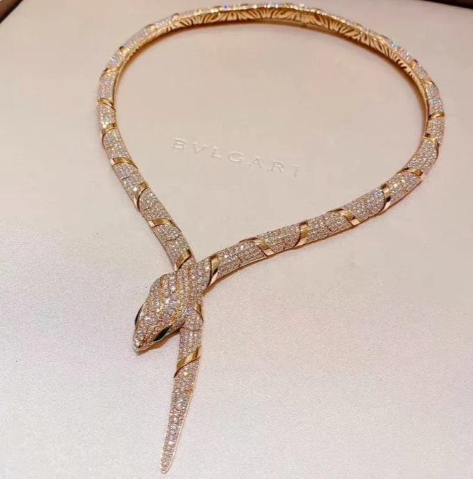 [Aura Jewels]HAUTE COUTURE GOLD SERPENTI NECKLACE