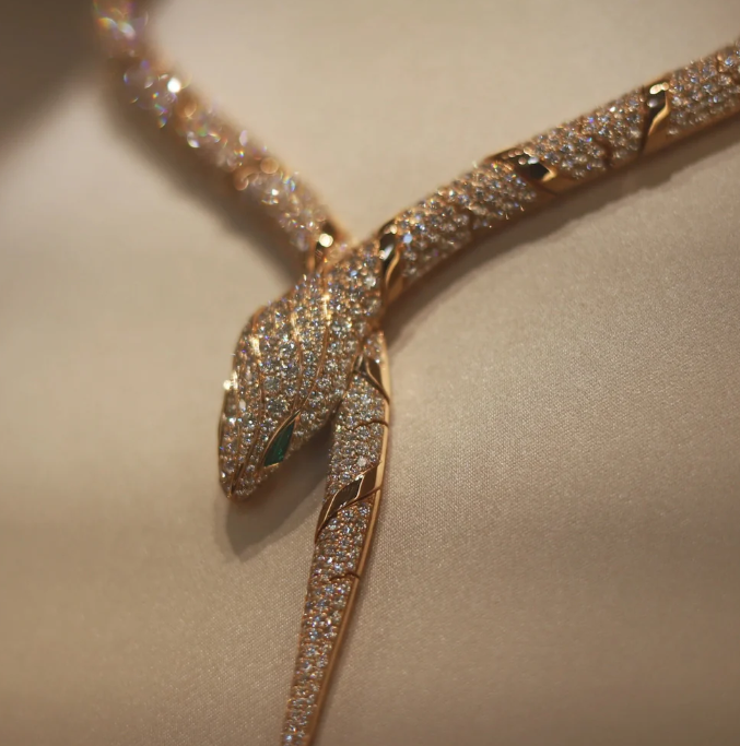 [Aura Jewels]HAUTE COUTURE GOLD SERPENTI NECKLACE