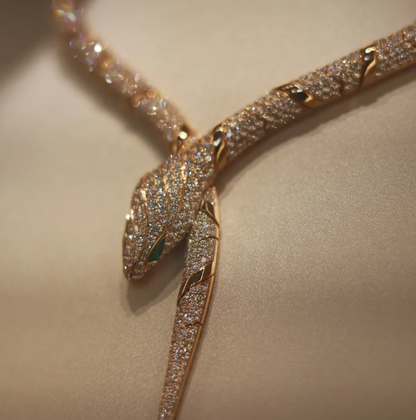 [Aura Jewels]HAUTE COUTURE GOLD SERPENTI NECKLACE