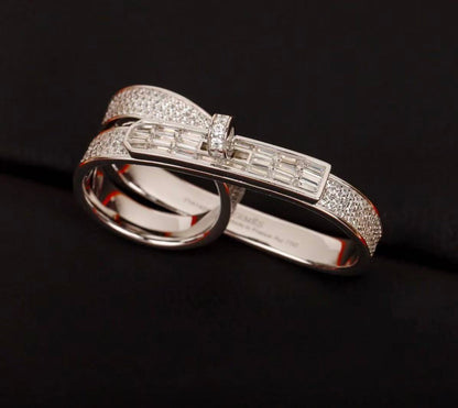¡®Regal Jewelry¡¯NEW STYLE FULL CIRCLE DOUBLE DIAMOND RING