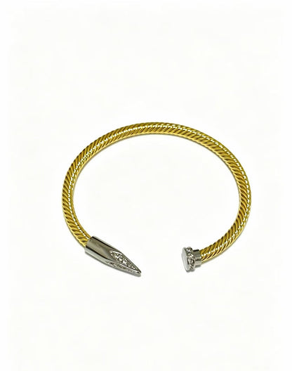 [Regal Jewels]Open threaded nail bracelet