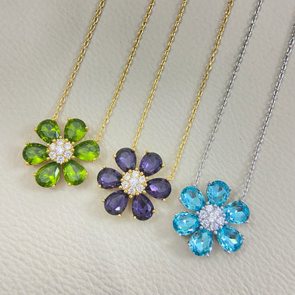 [Regal Jewels] flower necklace