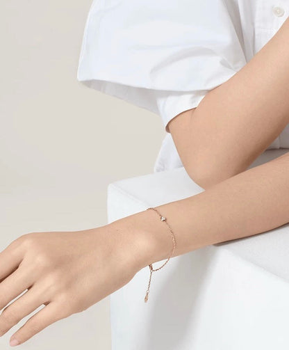 [Regal Jewels] UFO Series Single Diamond Bracelet