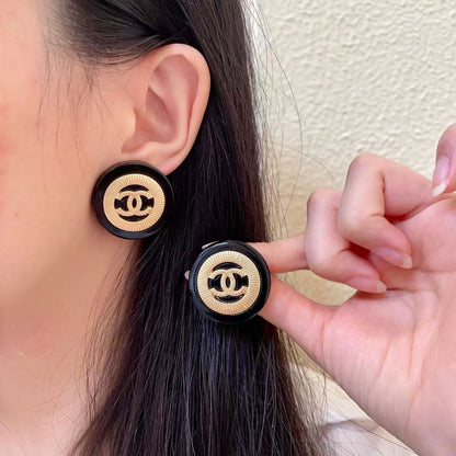[Regal Jewels]Classic Double C Earrings