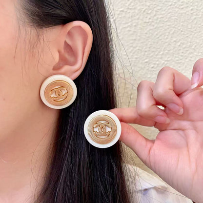 [Regal Jewels]Classic Double C Earrings