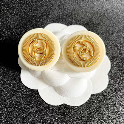 [Regal Jewels]Classic Double C Earrings