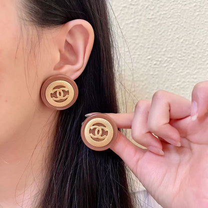 [Regal Jewels]Classic Double C Earrings