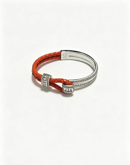 ¡®Regal Jewels2026 New Half-Diamond Horseshoe Buckle Bangle