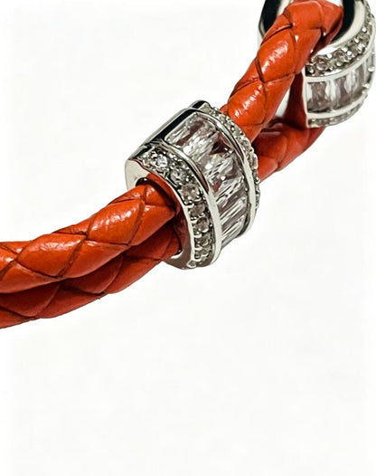¡®Regal Jewels2026 New Half-Diamond Horseshoe Buckle Bangle